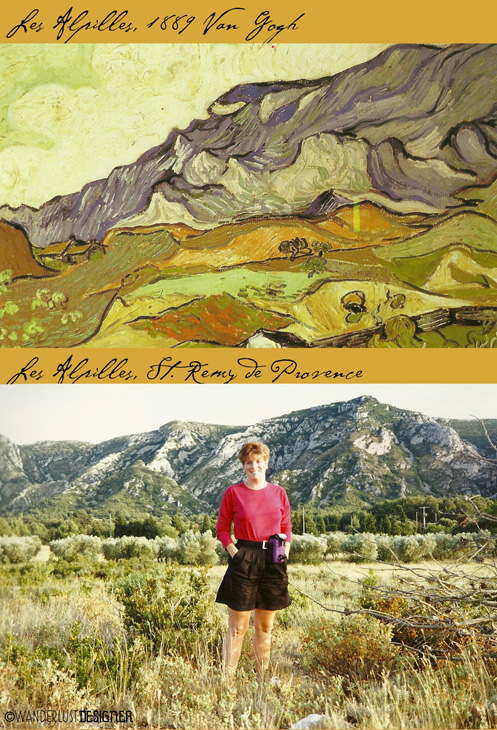 Les Alpilles by Van Gogh, Les Alpilles, St. Remy de Provence
