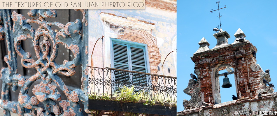 The Textures of Old San Juan, Puerto Rico by Wanderlust Designer