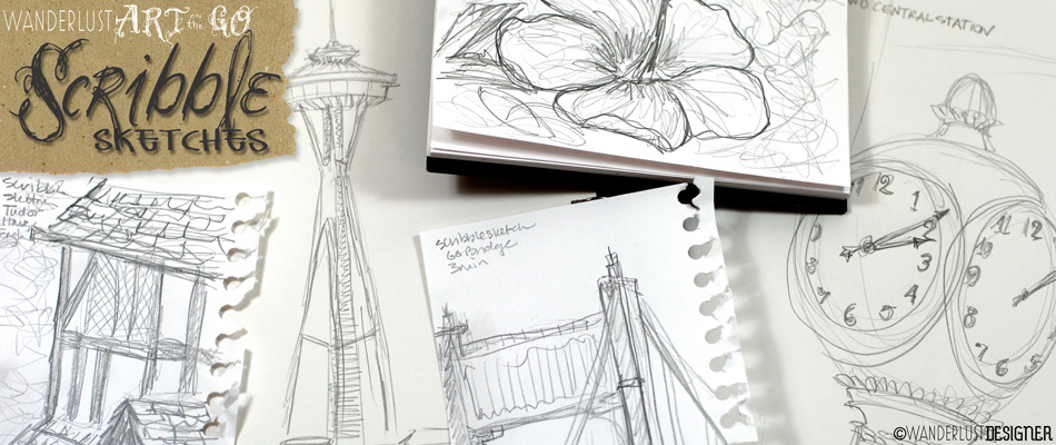 Art on the Go: Create Scribble Sketches to Capture Your Trip