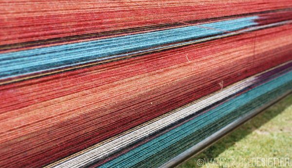 Loom Ready for Weaving- Andean Weaving Demonstration by Wanderlust Designer