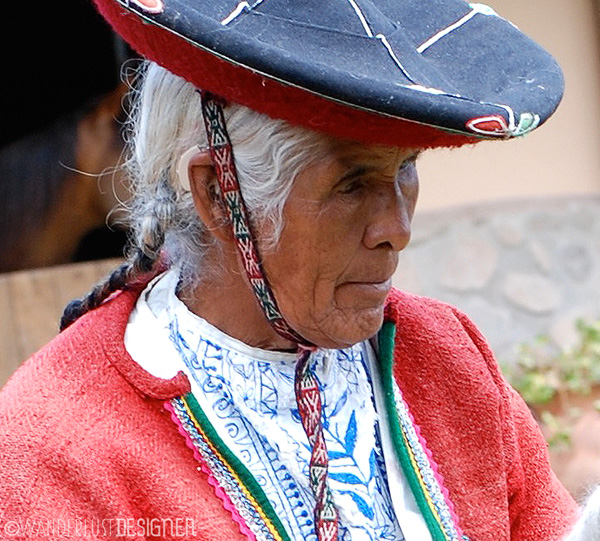 An Elder Peruvian Weaver by Wanderlust Designer