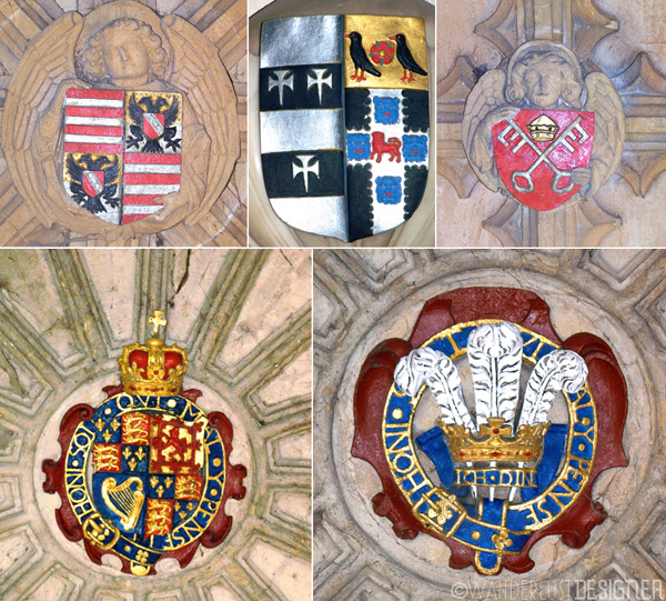 Crest and Symbols Around Christ Church Campus, Oxford
