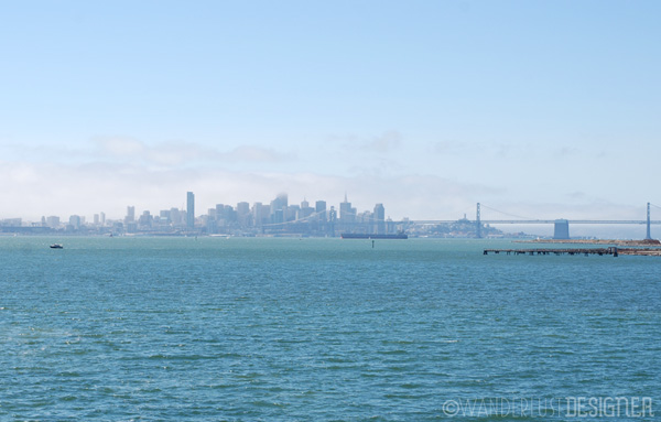 The View of the San Francisco Skyline from the Rear of the USS Hornet by Wanderlust Designer