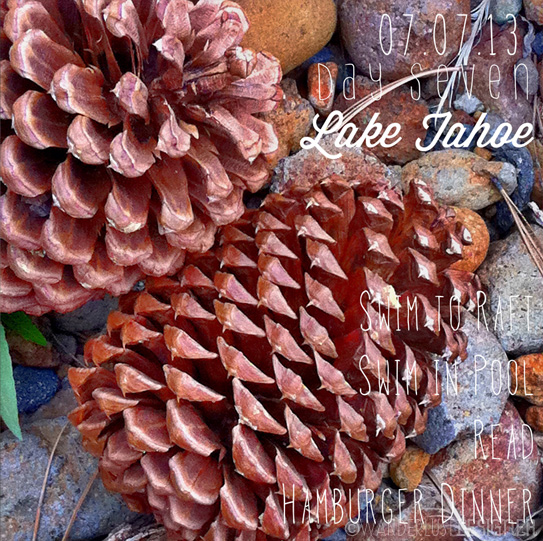 Day Seven: Lake Tahoe: Photo Travel Journal by Wanderlust Designer