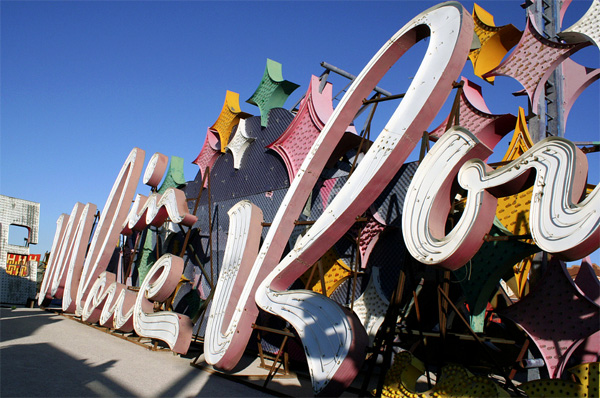 1955 Moulin Rouge Sign at the Neon Museum, Las Vegas (photo credit: The Neon Museum)