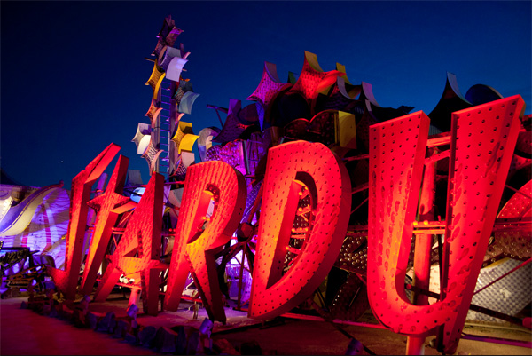 Stardust Neon Sign - Nighttime at the Neon Museum (photo credit: The Neon Museum)