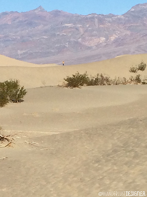 Sand Dunes in Death Valley, California by Wanderlust Designer