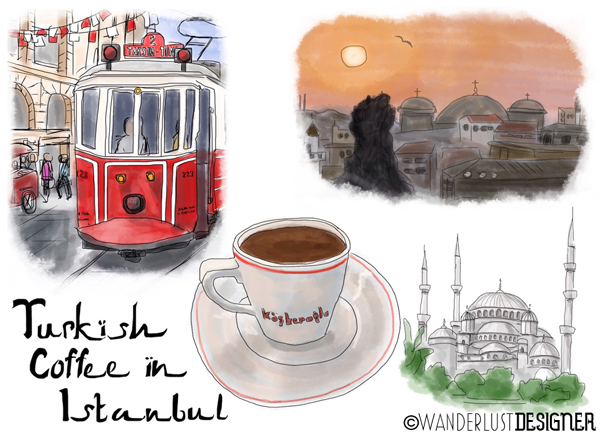 Turkish Coffee in Istanbul (Prints and Cards by Wanderlust Designer)