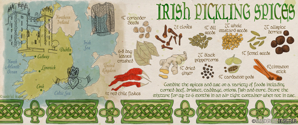 Irish Pickling Spice Mix Recipe by Wanderlust Designer