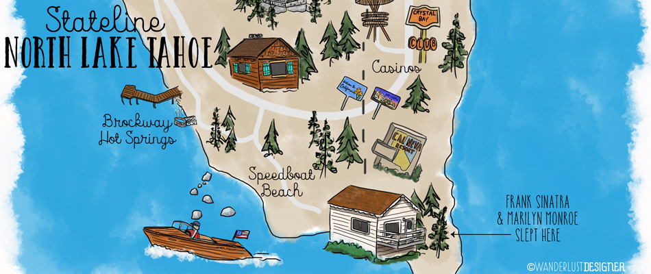 Neighborhood to Wander: Stateline North Lake Tahoe by Wanderlust Designer