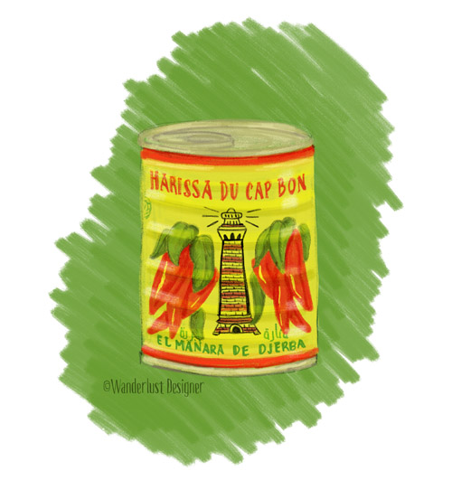 Harissa Tunisian Hot Sauce by Wanderlust Designer