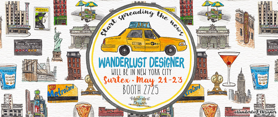 Wanderlust Designer is Heading to Surtex 2017, New York City