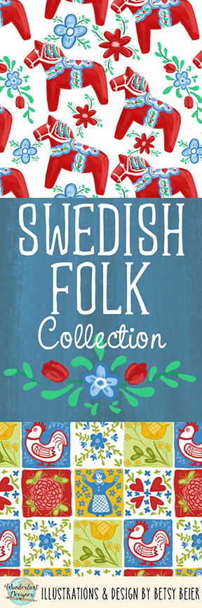 Swedish Folk Collection by Wanderlust Designer