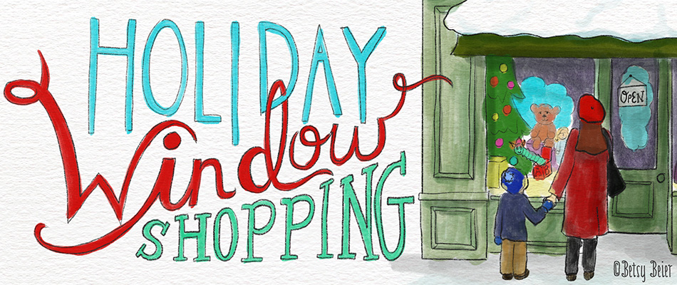 Holiday Window Shopping Traditions by Wanderlust Designer